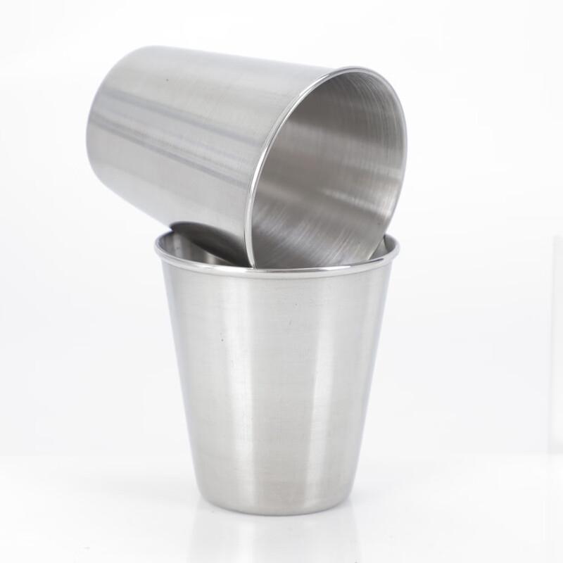 Shangqi 70ml 316 Stainless Steel Rolled Rim Baijiu Cups