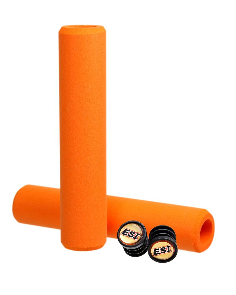 ESI Grips Edge MTB 30mm Outer Diameter x 130mm Length Racer's Grips, CESGRREOR, Orange,