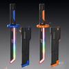 Colorful Streamer Glowing Sword Toys with Spark & Smoke Effect Light Sword Kids Adult Toys Holiday props sword Decompression Toy