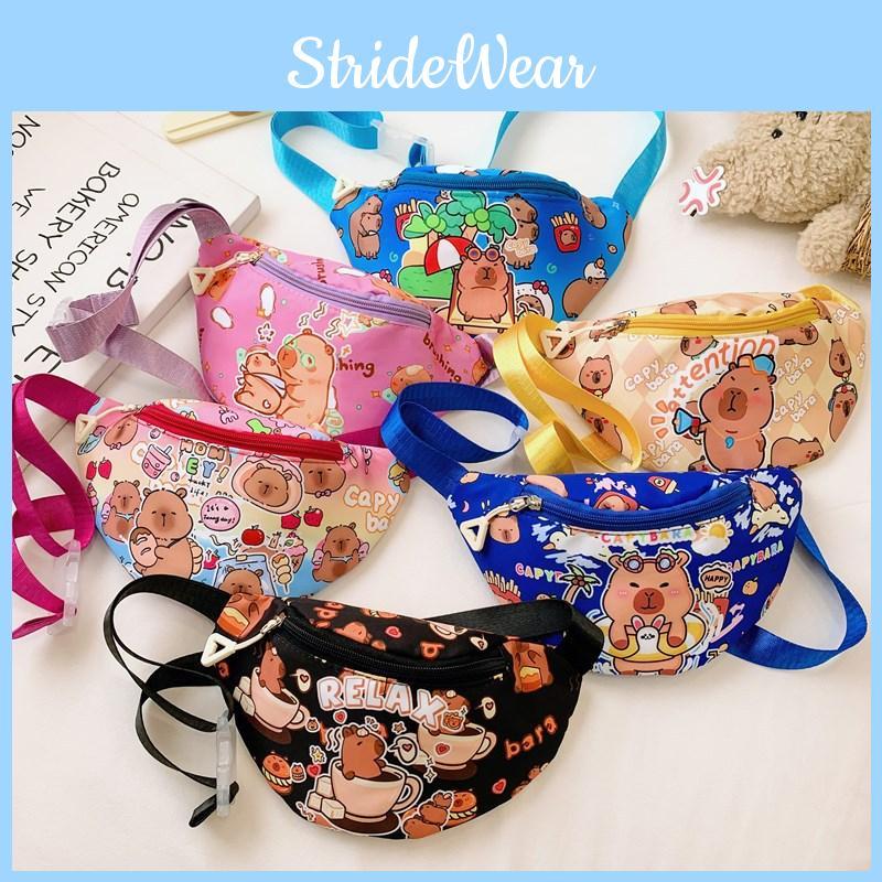 Kids Cartoon Fanny Pack Breathable Polyester Adjustable Belt For Toddler Essentials