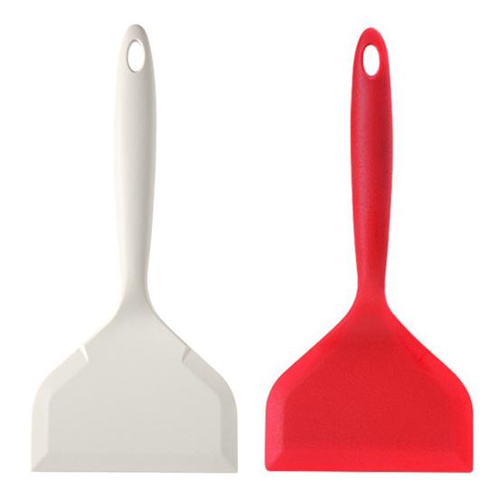 Food Grade Silicone Spatula Wide Blade with Hanging Hole High Temperature Resistant Spatula Pancakes Burgers Kitchen Tool