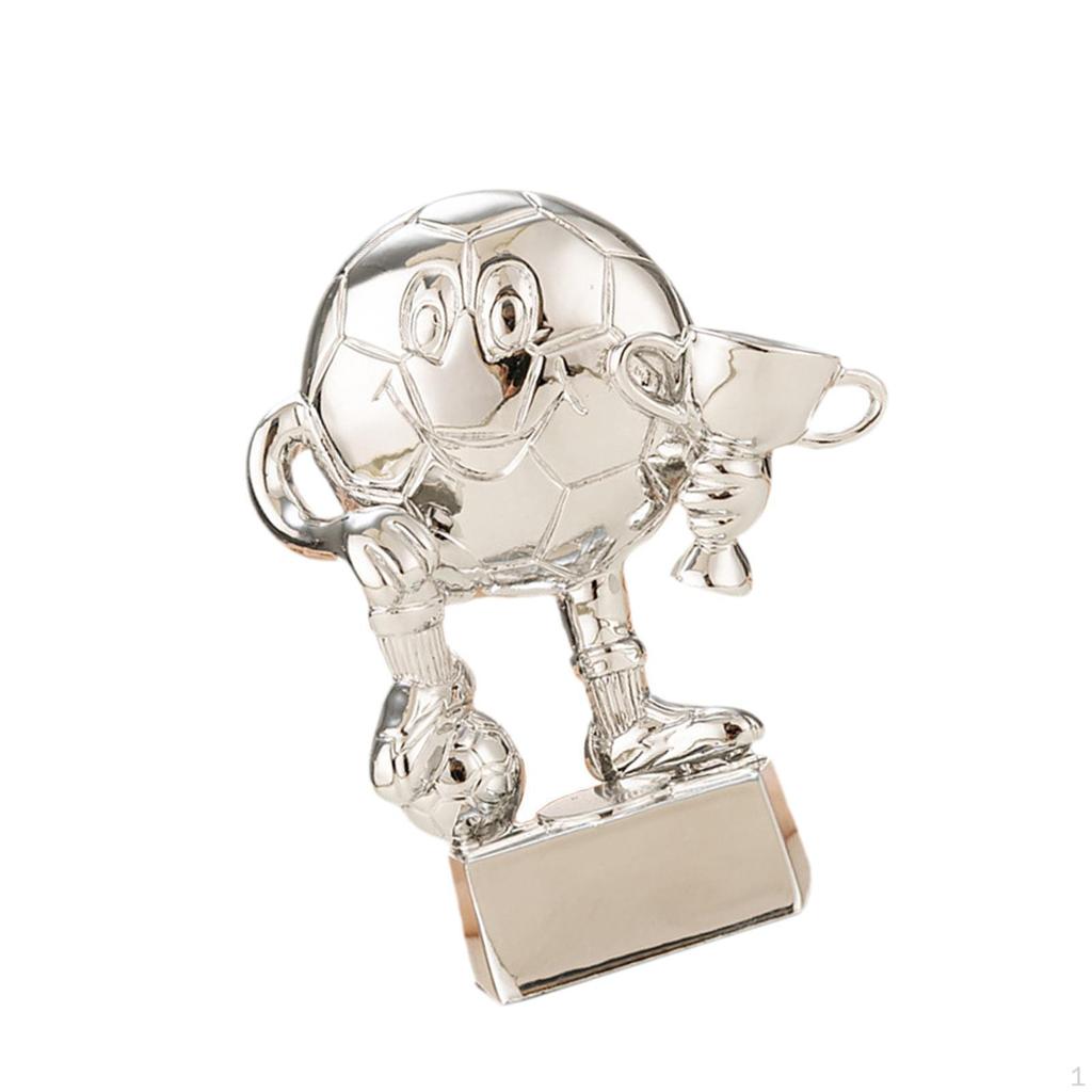 Soccer Trophy Football Award 5.7 Inch Ornament Home Decoration Reward for Children Primary