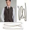 Pocket Watch Chain Double Albert Chain Classic T-Bar Watch Chain Link for Men