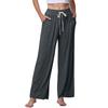 Women's Straight Leg Pants Super Soft Casual Pajamas Home Pants With Pockets