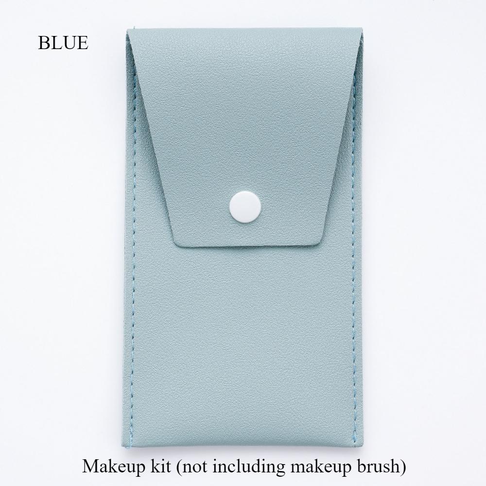 Zestaw 8 pędzli do makijażu, przenośny, w etui.