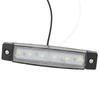 White Bar lights 12 Volt Set Superior illumination Trailers Trucks Waterproof 4pcs Courtesy LED Marine Grade Parts