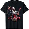 Rock & Roll Christmas Santa Claus Guitar Player T-Shirt