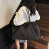 Versatile Overlarge Drawsting Bag Large Capacity Women's Handbag Simple Nylon Totes Bag  Girls