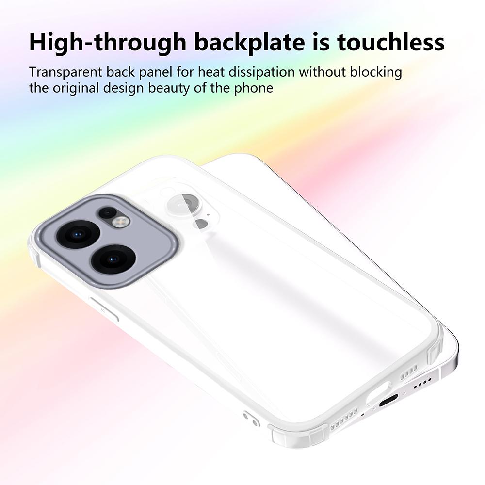 For Oppo Reno13 F 5G (Reno 13 FS 5G)/4G Case Reinforced Corner Shockproof TPU + Acrylic Phone Cover