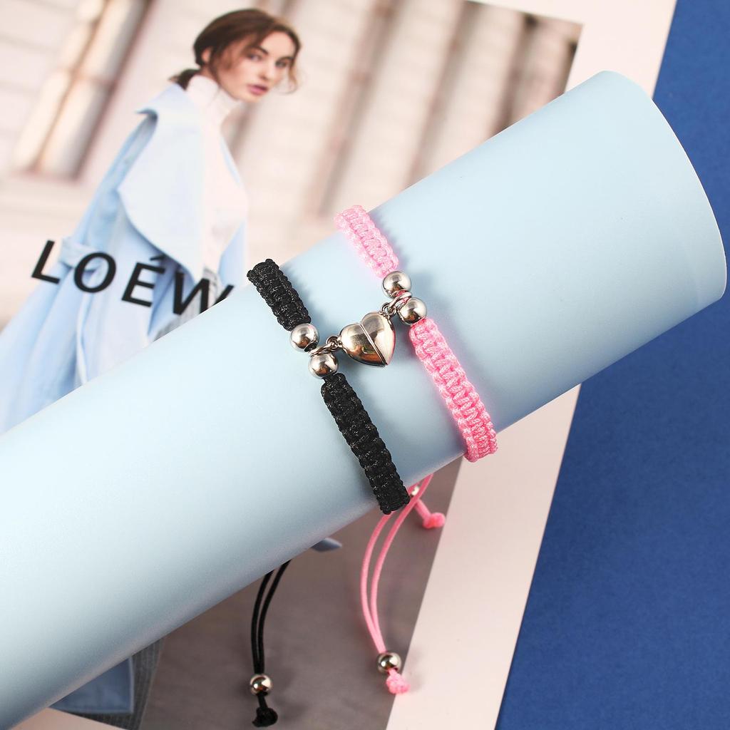 2022 Hand-Woven European & American Magnetic Couple Bracelets - A Pair of Unisex Accessories