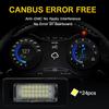 2PC Super Bright LED License Number Plate Light for BMW 5-series E60 sedan 2004-2010 E61 touring 2006-2010 E60 M5 2006-2010
