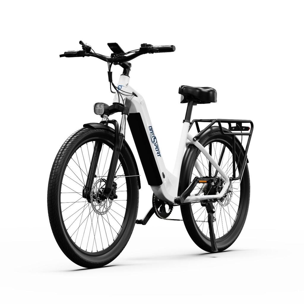 ONESPORT OT05 City Electric Bike 250W 36V 18.2Ah Battery, 27.5inch Tire, 25km/h Max Speed, 120km Max Range, Hydraulic Disc Brake