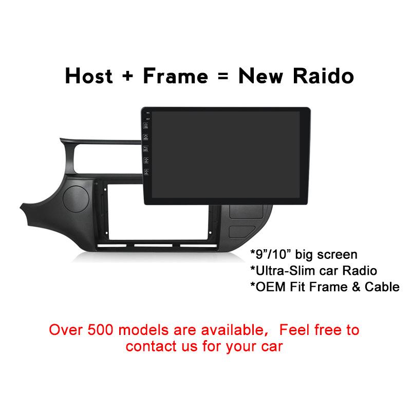 Large Screen Android Navigation Unit, Compatible with 2011-2016 Kia Rio