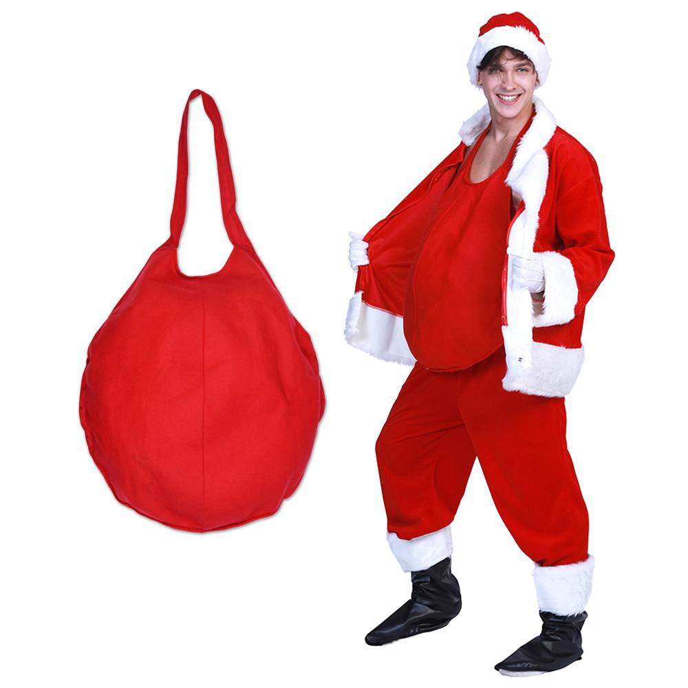 Men’s Christmas Santa Claus Belly Stuffer Santa Belly Padding Christmas Accessory