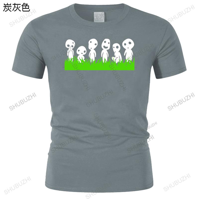 Color Enhanced T Shirts For Sale Kodama Spirit Movie Funny Short Sleeve T-Shirt Color Enhanced Tee Shirts For Sale Drop Shipping