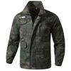 Unisex Spring/Autumn Camouflage Workwear Suit - Elastic, Anti-scalding, Wear-resistant Cotton for Welders and Auto Repair