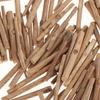100x Doweling Rods Unfinished Wooden Sticks, Round Wood Sticks for Art Projects Home