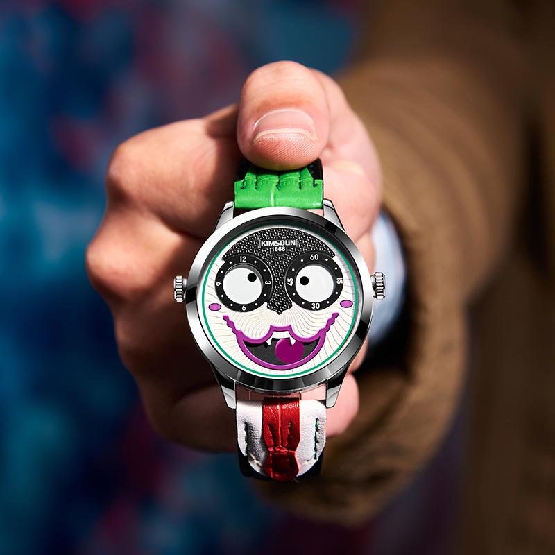 Jin Shidun Russian Clown Men's Fashionable Waterproof Quartz Watch