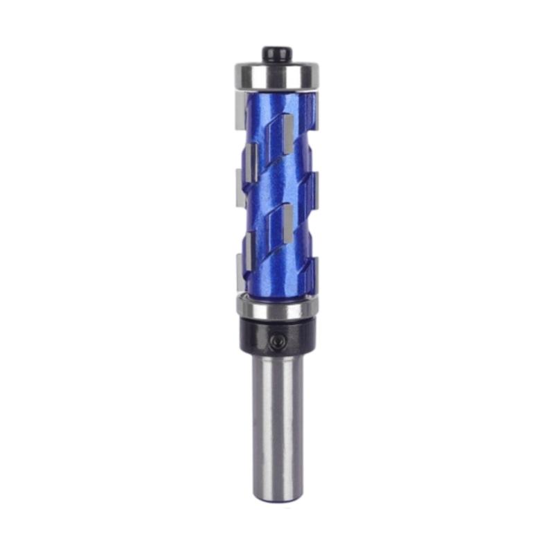 Double Bearing Wood Carving Bit Flush Trim Router Bit 1/2" Shank Double Bearing Flush Trim Bit for Shaping