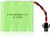 Rechargeable Ni-MH Battery 4.8V 2400mAh | For RC Cars, Rock Crawlers | Fast Charging, 18+ Minute Runtime | 55x48x15mm, 84g, Green