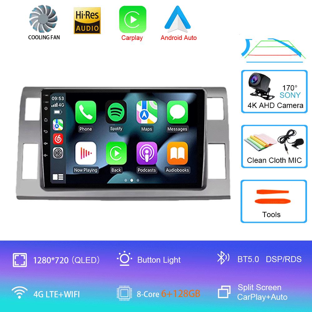 Car Radio Android 14 For Toyota Previa XR50 3 III Estima 2006-2019 DSP Multimedia Player GPS Stereo Autoradio 2 Din Stereo