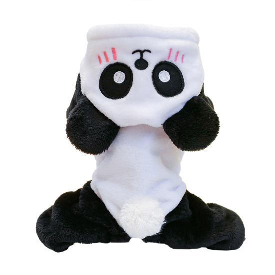 

Комбинезон для домашних животных, модное пальто с капюшоном в форме панды, теплое зимнее пальто для четвероногих собак XL