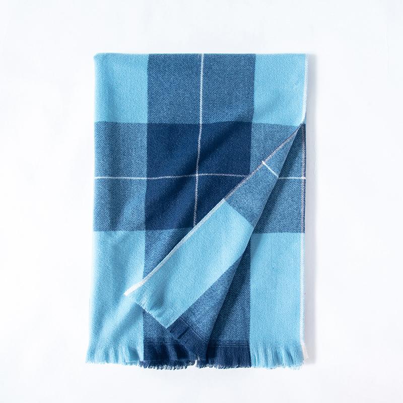 Imitation Cashmere Women Scarf Ladies Winter Vintage Plaid Scarve Pashmina Mujer Femme Foulard Bufanda Wrap Shawl Echarpe Hiver