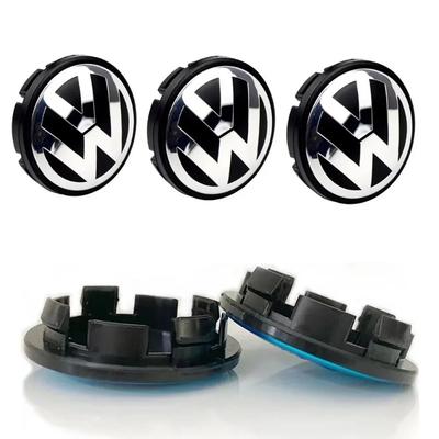 New 2026 4pcs 55mm 65mm for VW Jetta MK5 Golf Passat Car Styling Wheel Center Wheel Hub Cap Modification Accessories Suitable