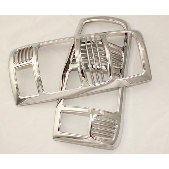 Rear Tail Light Lamp Cover Trim For 90-97 Toyota Land Cruiser FJ80 LC80 Chrome
