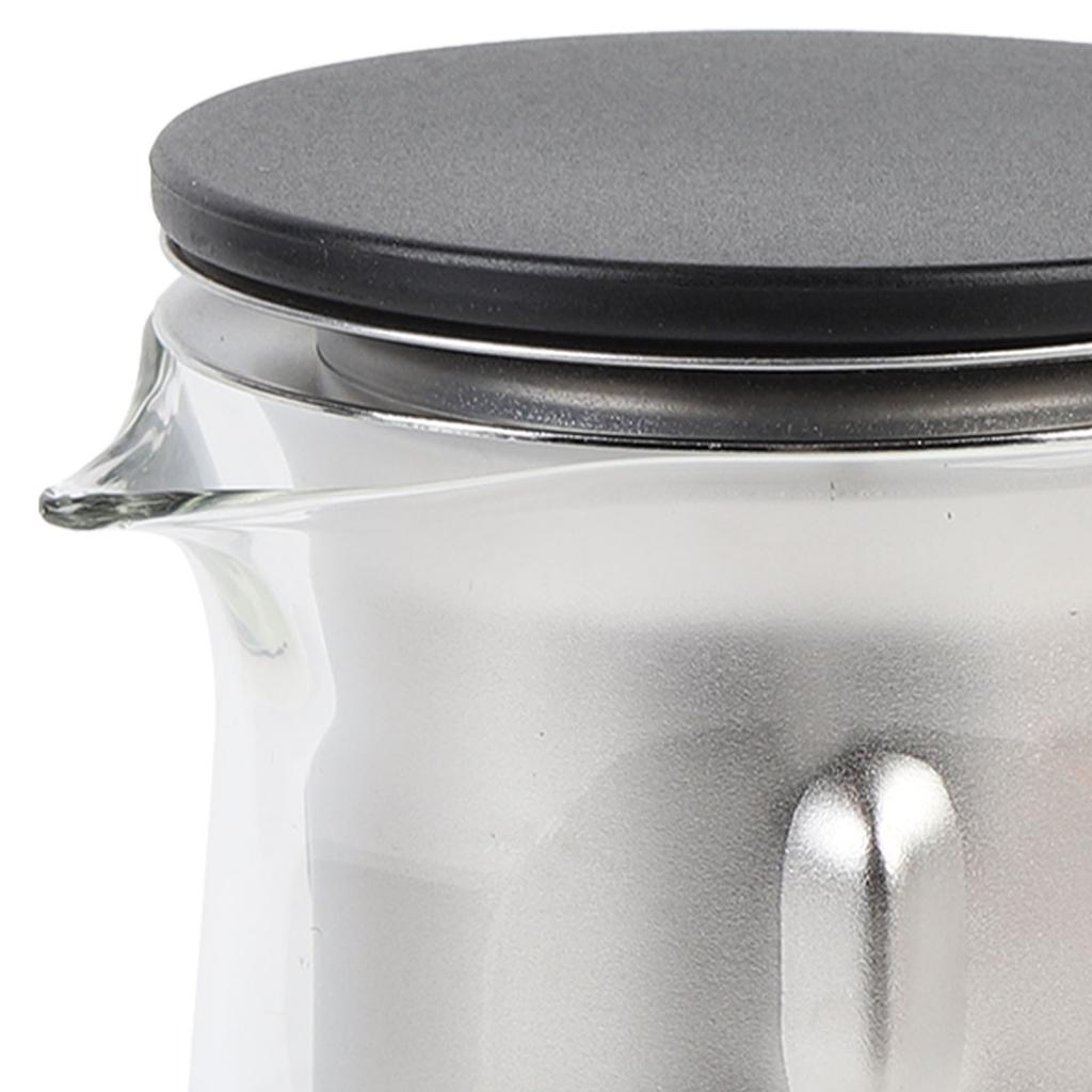 Glass Teapot Creative Magnetic Press Control Water Separation Tea Pot for Blooming Tea