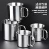Stainless Steel Folding Water Cup Outdoor Camping Portable Cup