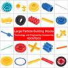 Large-particle Children DIY Building Blocks Toys Mechanical Engineering Technology Assembling Building Blocks Educational Toys