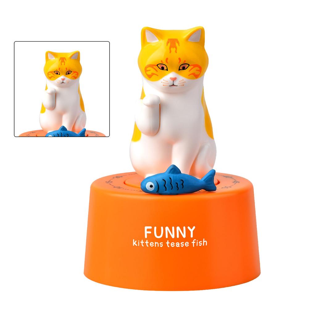 Cute Cartoon Animal Kitchen Mechanical Timer 60 Minute Visual Countdown Timer for Holiday Gifts Cooking Baking Study