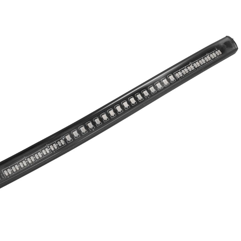 Universal Motorcycle LED Tail Light Bar 48 LED Flexible Strips Brake Running Turn Signal Light Daytime Running Light