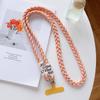 Three-Strand Braided Long Lanyard Crossbody for Phone Universal Colorful Hanging Rope Anti-Lost Strap for Mobile Cell Phone
