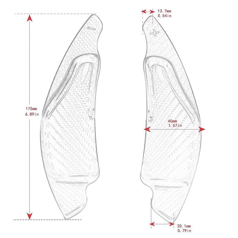 Portable Steering Wheel Shift Paddles Shift Lever Paddles Parts Accessories For Lexus IS 06-12 Black