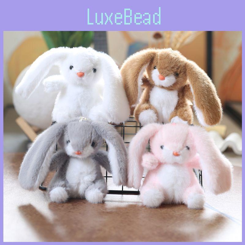 Plush Cute Rabbit Toy Keychain Pp Cotton Stuffed Bag Decor Gift For Kids Girls
