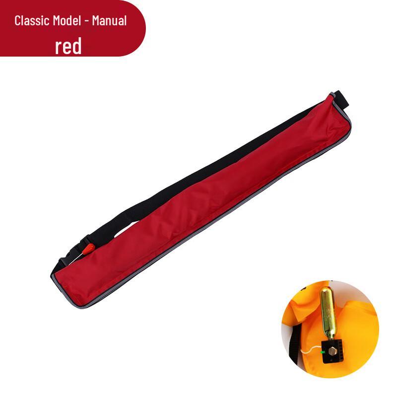 UOSU Portable Manual Fishing Life Vest Belt One Size