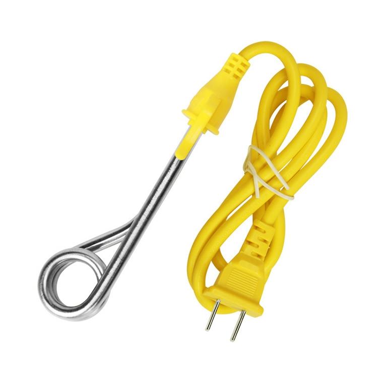 

MJ-R4 Электрический нагревательный элемент для воды Мини-бойлер Погружной нагреватель для горячей воды Дорожный 600 Вт (Цвет Случайная Доставка) MJ-R4