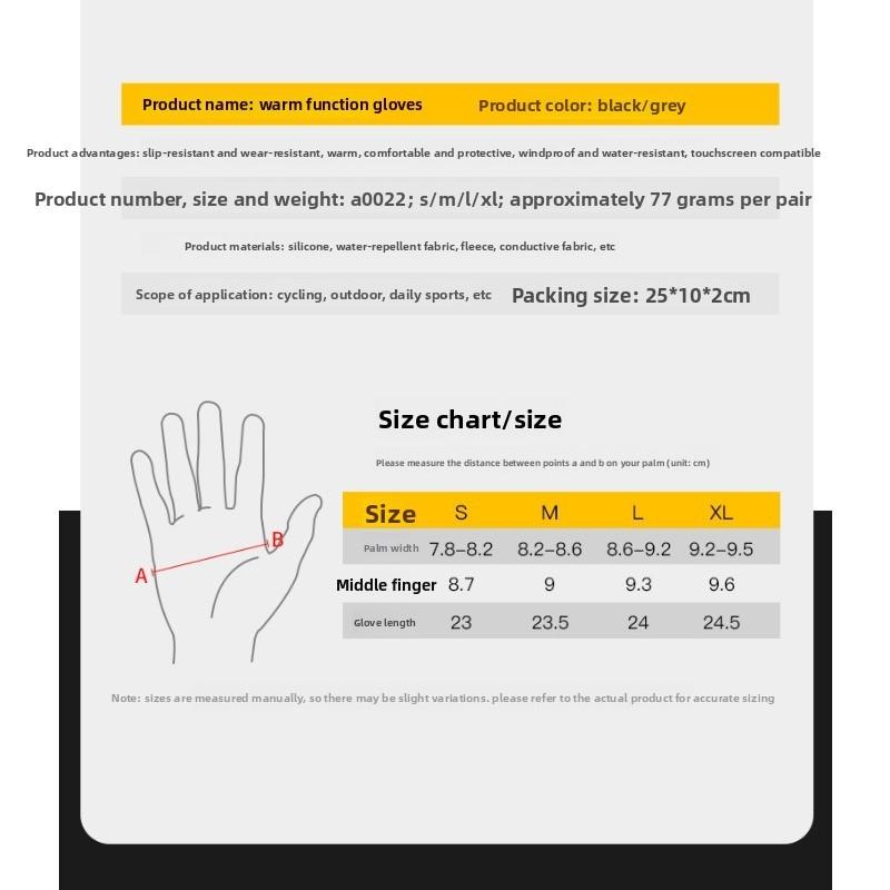 Waterproof Windproof Motorcycle Touch Screen Cycling Gloves for Men Women Winter Outdoor Sports Keep Warm Luvas for Men & Women