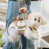 Breathable Dog Harness Backpack Easy To Clean Adjustable Pet Carrier Strong Load Bearing Portable Pet Strap Pet Supplies
