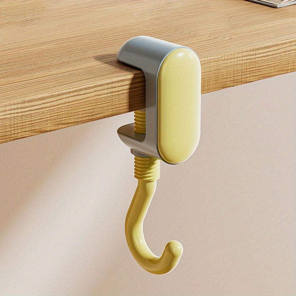 Cute Cartoon Desk Edge Hook Adjustable Dopamine Desktop Bag Hooks Strong Load-Bearing Gaming Headset Desk Hanger Key Hooks