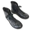 ROUTE 00 Genuine Leather Short Engineer Boots 43 27.5-28 Black Lace Up(USED)