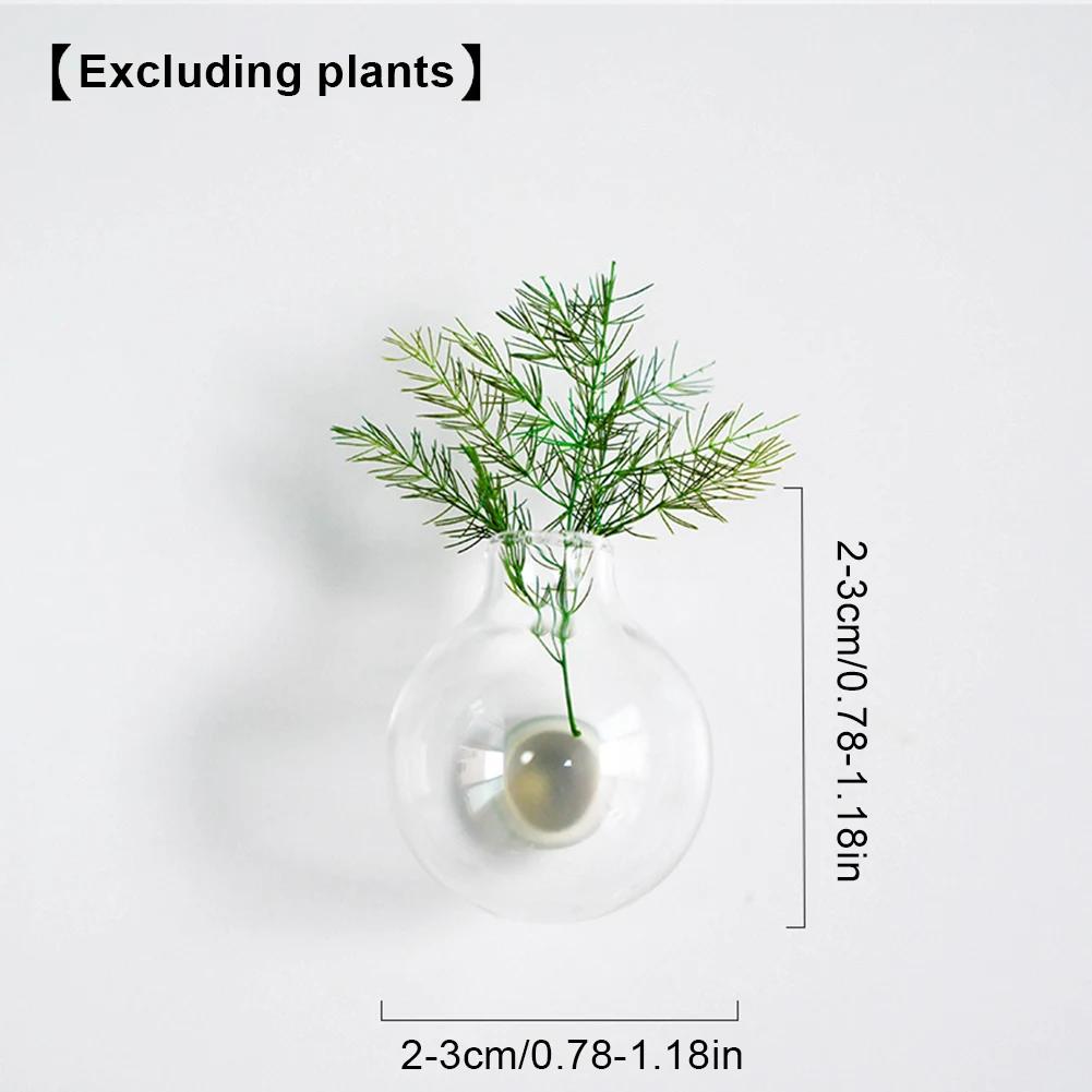 Mini Ceramic Vase Magnets Sticker for Refrigerator 3D Printing DIY Fridge Magnet for Flower for Kitchen Office Whiteboard Decor