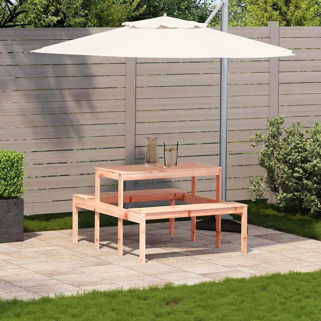 Picnic Table 110 x 134 x 75 cm Solid Douglas Fir Wood
