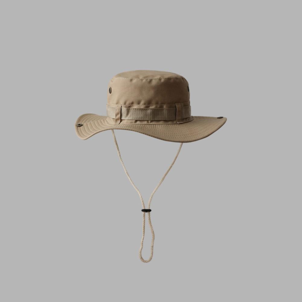 Wide Brim Large Eaves Sun Hat Polyester Wide Brim Bucket Hat Solid Color Sun Hats  Riding Fishing