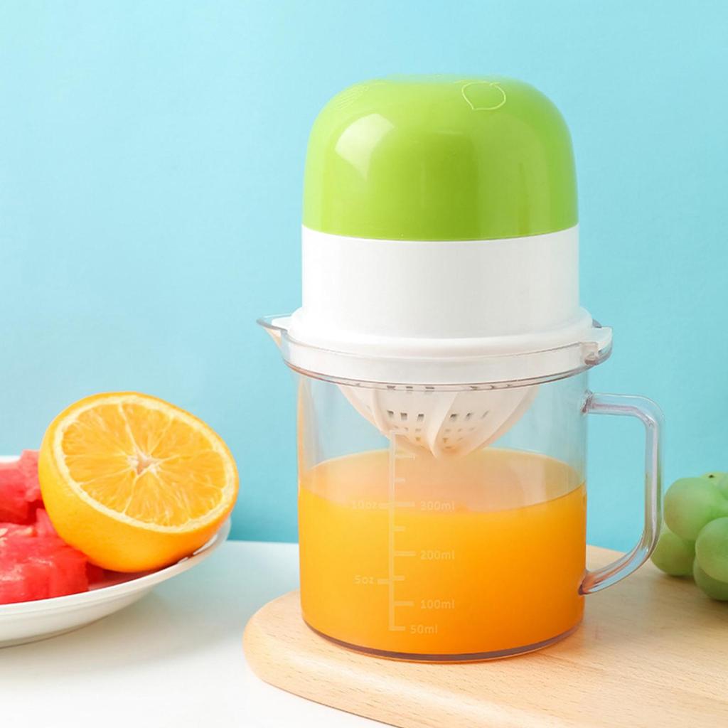Measuring Cup Juice Container 450ml Citrus Juicer for Kitchen Picnic Camping blue