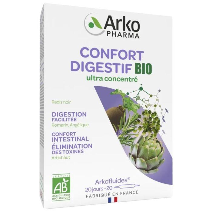 Arkofluides Confort Digestif Bio 20 Ampoules