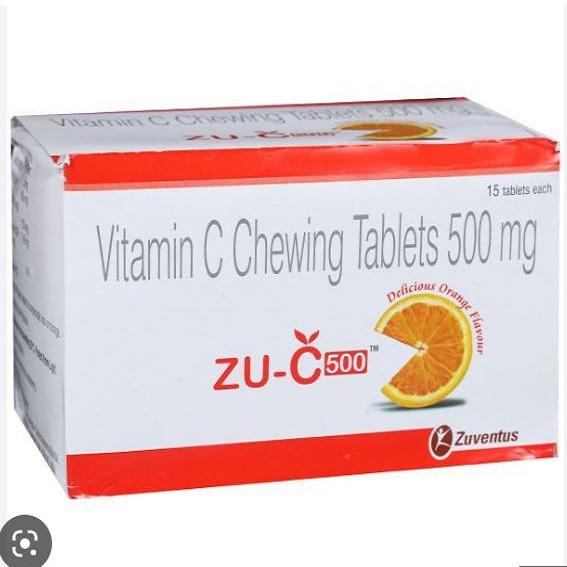 

Zu-C 500 Orange Chewable Tablet 15 жувальних таблеток