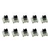 Metal Plastic Composite Linear Switches For Mechanical Keyboards With Hot Swap Function Black Red Brown Blue Option
